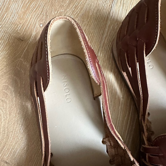 Men’s Nisolo Leather Huarache Sandal in Brown - Picture 8 of 10